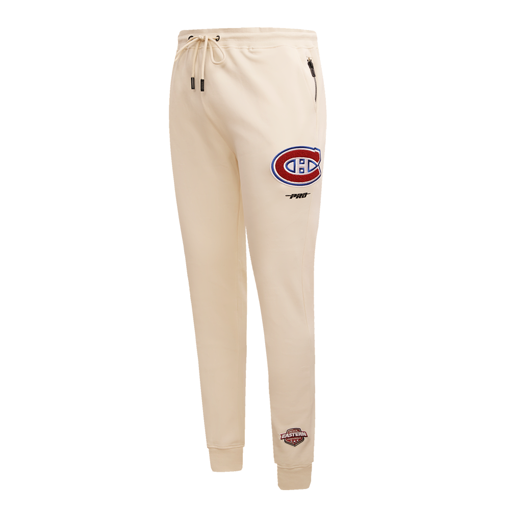 NHL MONTREAL CANADIENS CLASSIC CHENILLE DOUBLE KNIT JOGGER (EGGSHELL)