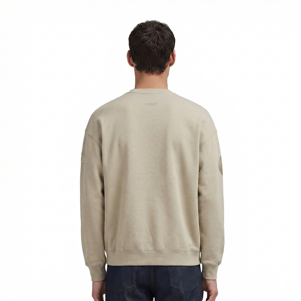 NHL MONTRÉAL CANADIENS NEUTRAL MEN'S DROP SHOULDER FLC CREWNECK (TAUPE)