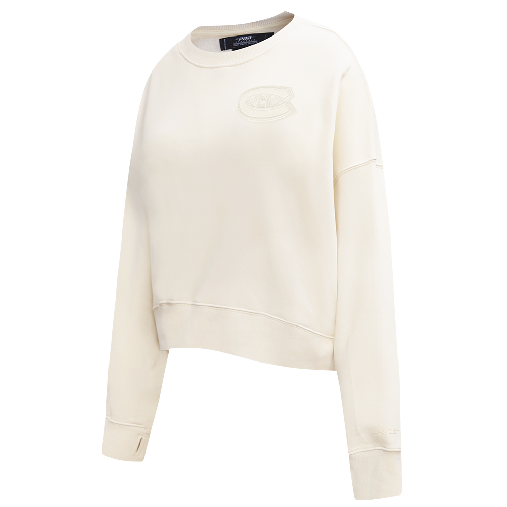 NHL MONTRÉAL CANADIENS NEURAL WOMEN'S FLC CREWNECK (EGGSHELL)