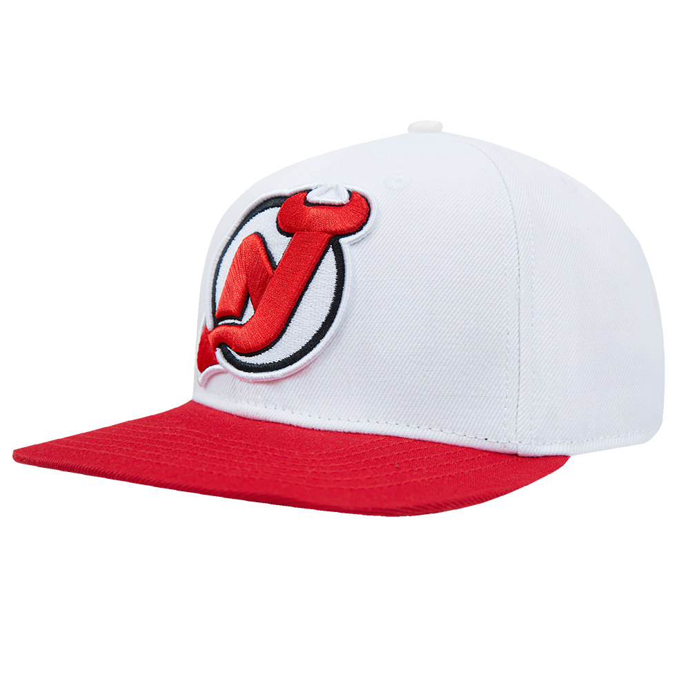 New Jersey NJ Devils Ball Cap Reebok NHL Black White Hat Logo