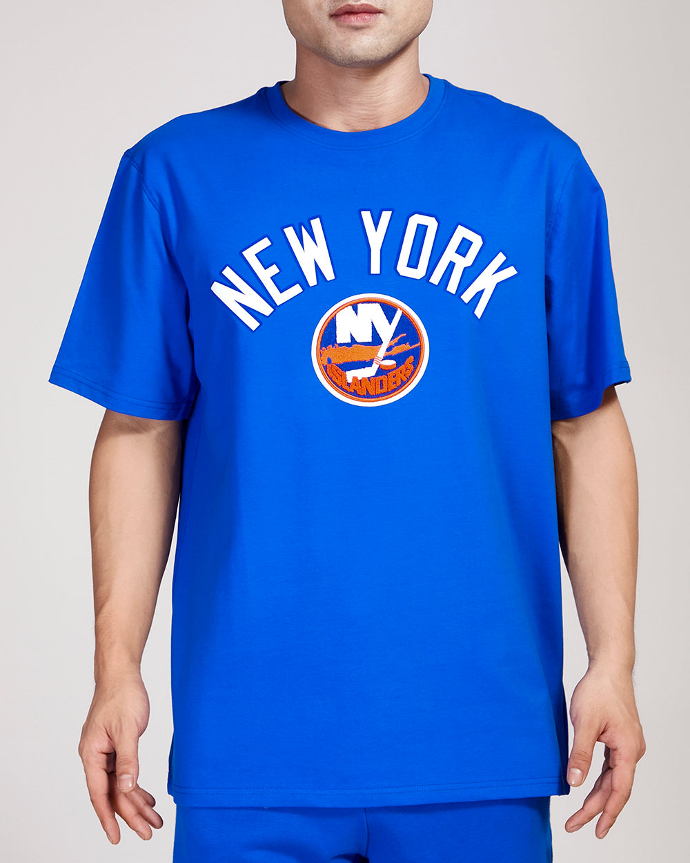 NHL NEW YORK ISLANDERS CLASSIC BRISTLE SJ TEE (ROYAL BLUE)