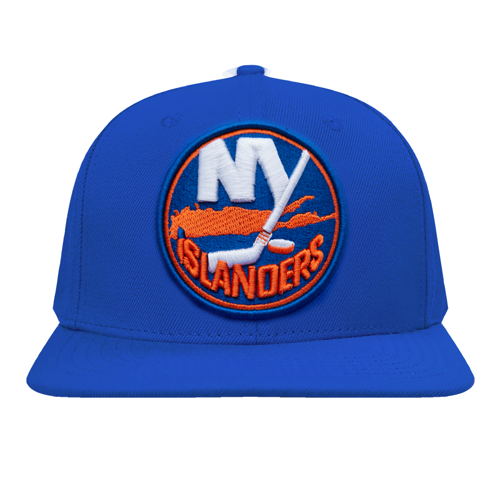 NEW YORK ISLANDERS CLASSIC LOGO WOOL SNAPBACK HAT (ROYAL BLUE)