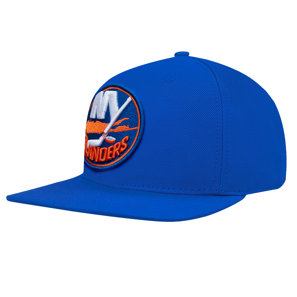 NHL NEW YORK ISLANDERS CLASSIC LOGO WOOL UNISEX SNAPBACK HAT ROYAL BL Pro Standard