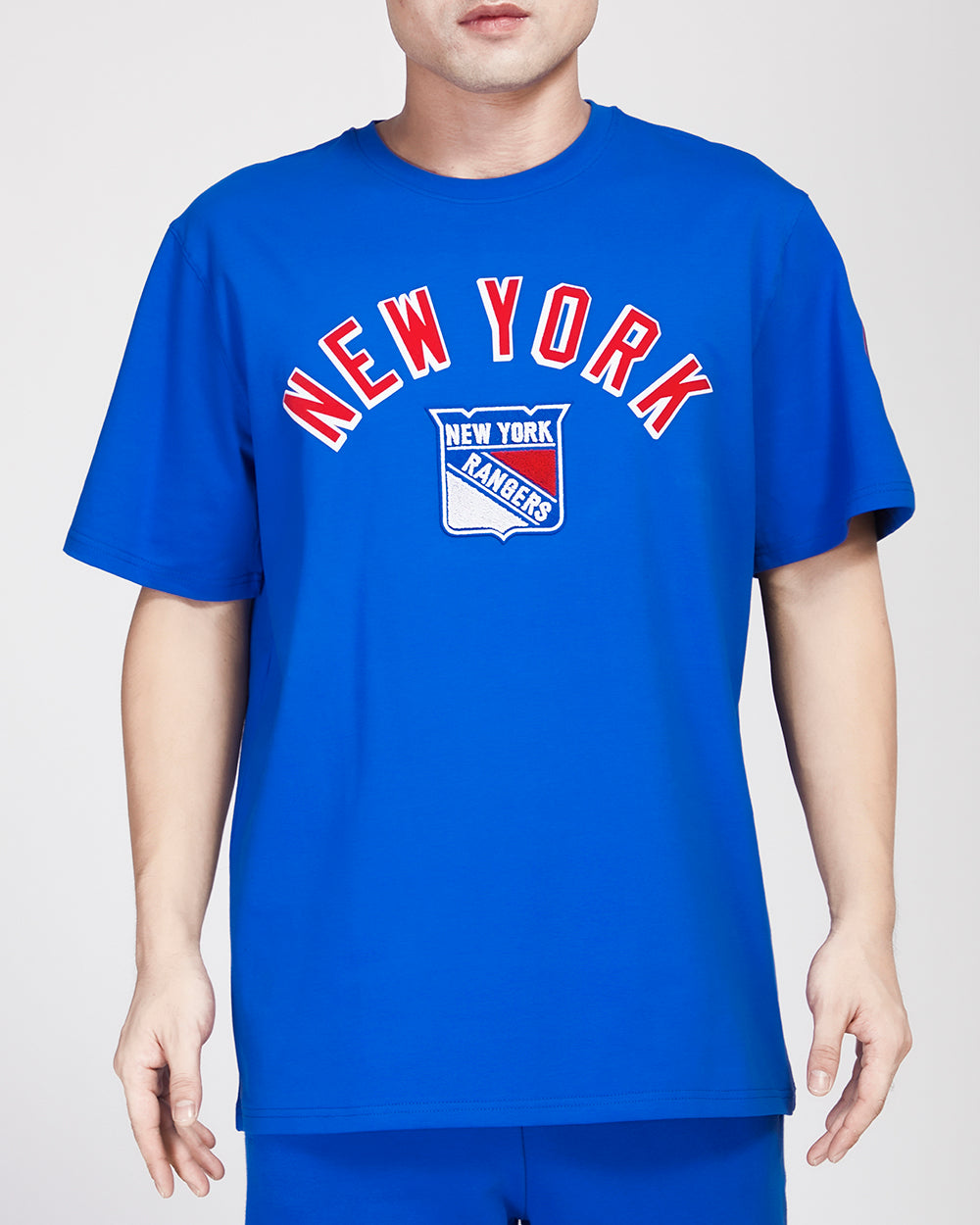 NHL NEW YORK RANGERS CLASSIC BRISTLE SJ TEE (ROYAL BLUE)