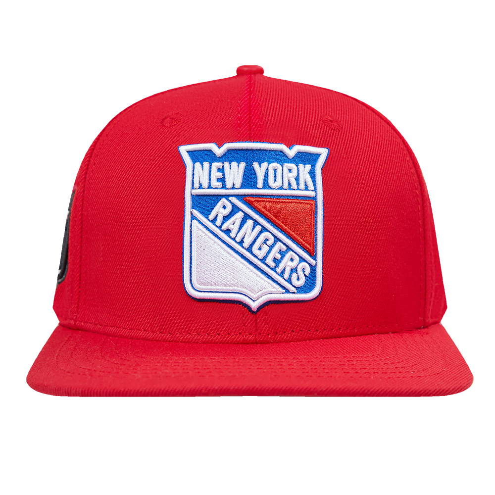 NEW YORK RANGERS CLASSIC LOGO WOOL SNAPBACK HAT (RED/GRAY) – Pro