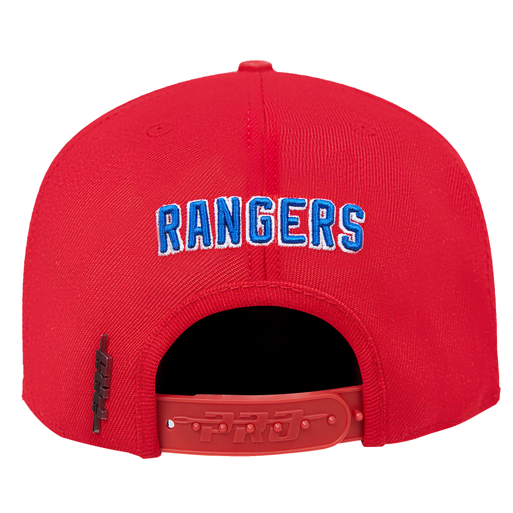 NEW YORK RANGERS CLASSIC LOGO WOOL SNAPBACK HAT (RED/GRAY) – Pro Standard