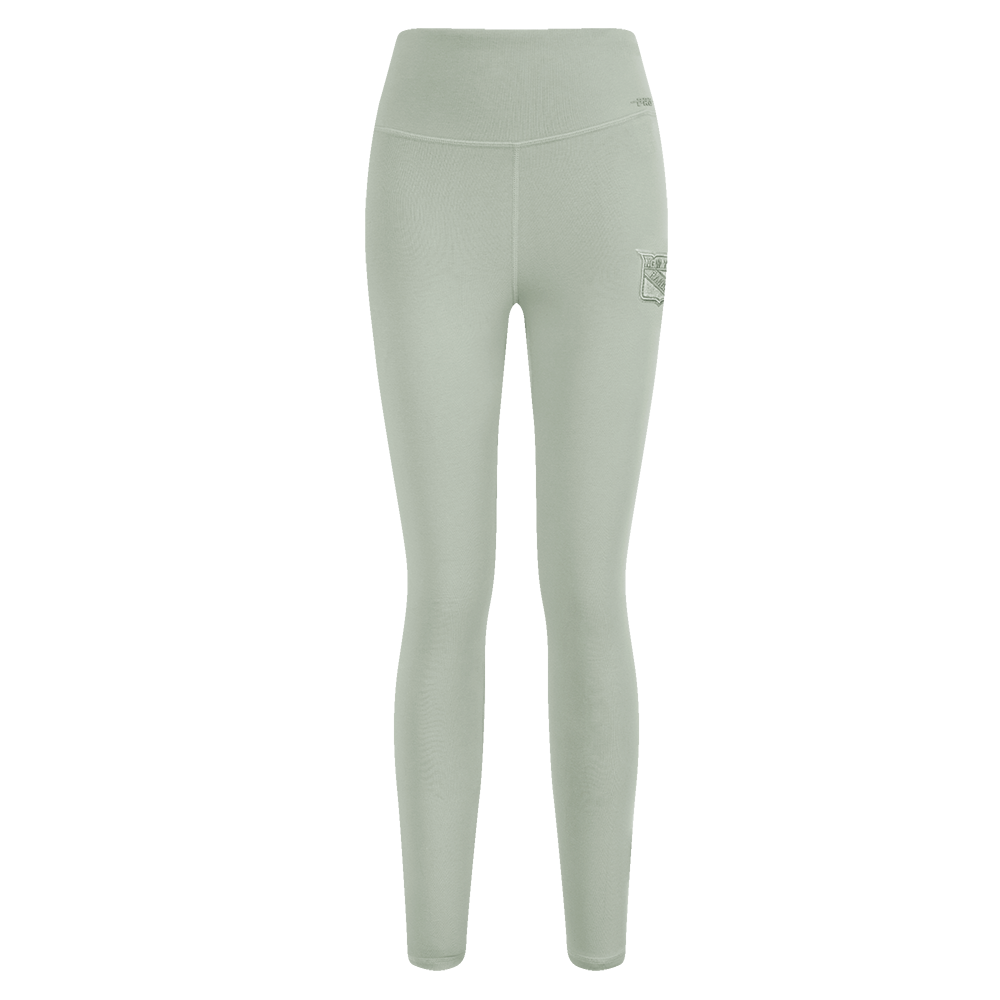 NHL NEW YORK RANGERS NEUTRAL HIGH WAIST JERSEY LEGGING (MOSS)