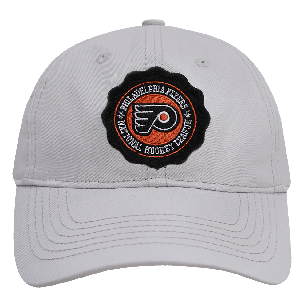 NHL PHILADELPHIA FLYERS CREST EMBLEM DAD HAT GRAY Pro Standard