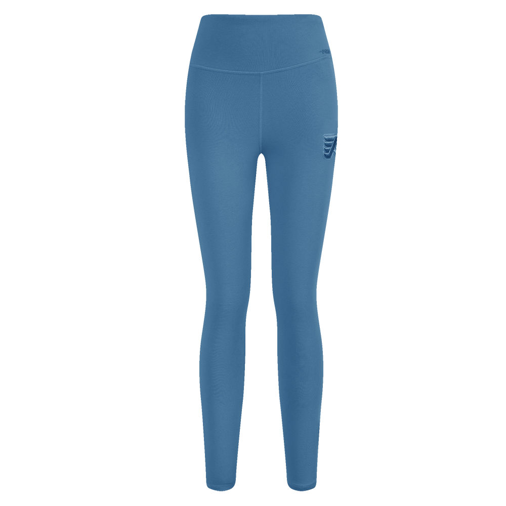 NHL PHILADELPHIA FLYERS NEUTRAL HIGH WAIST JERSEY LEGGING (STEEL BLUE)