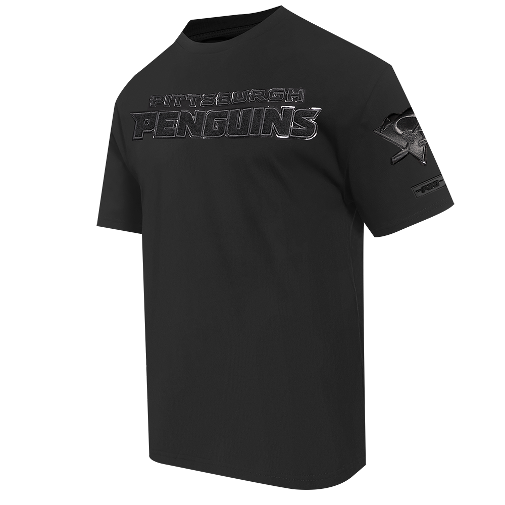NHL PITTSBURGH PENGUINS CLASSIC 3BK SINGLE JERSEY TEE (TRIPLE BLACK)