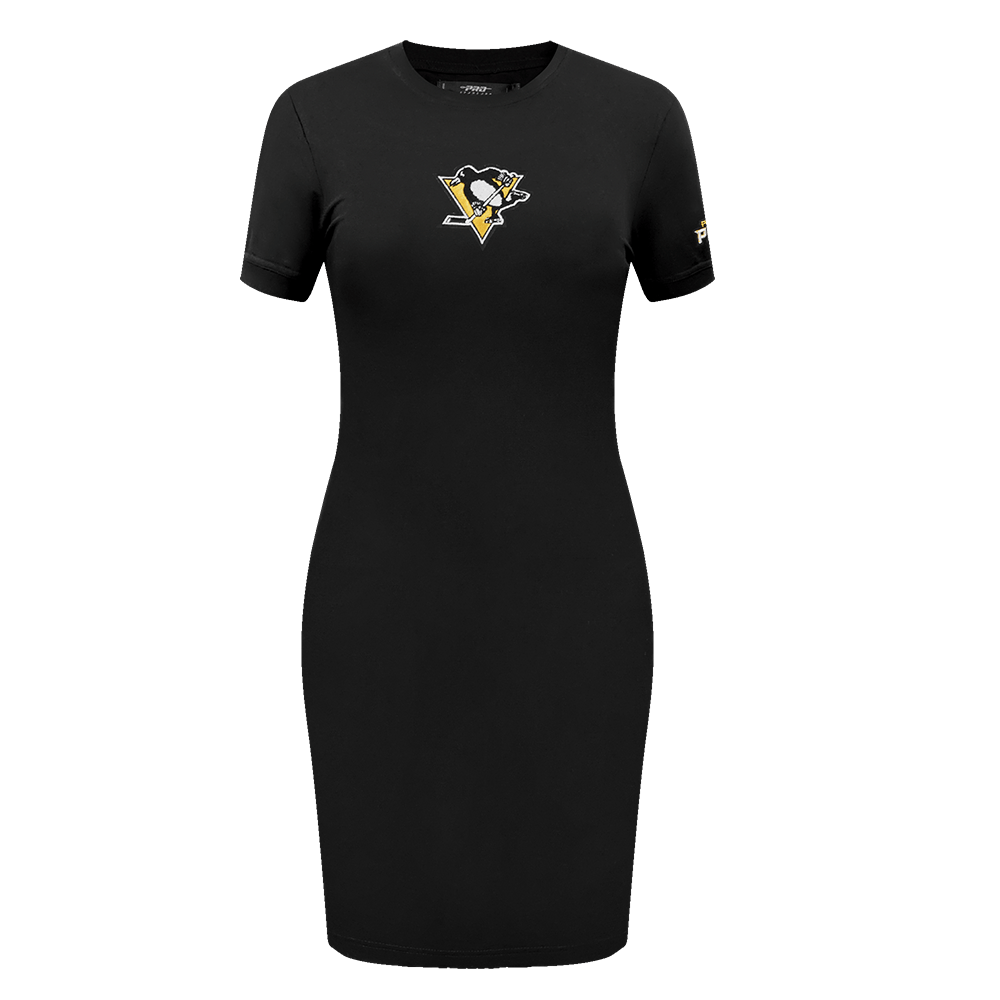 Pro Standard Nhl Pittsburgh Penguins Classic Women's Bodycon Dress (Black) S
