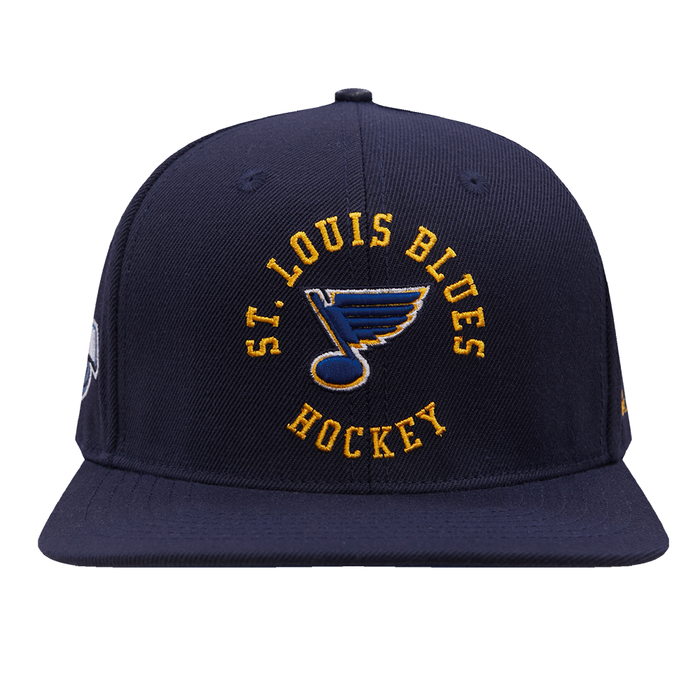 NHL ST. LOUIS BLUES HYBRID UNISEX SNAPBACK HAT (MIDNIGHT NAVY