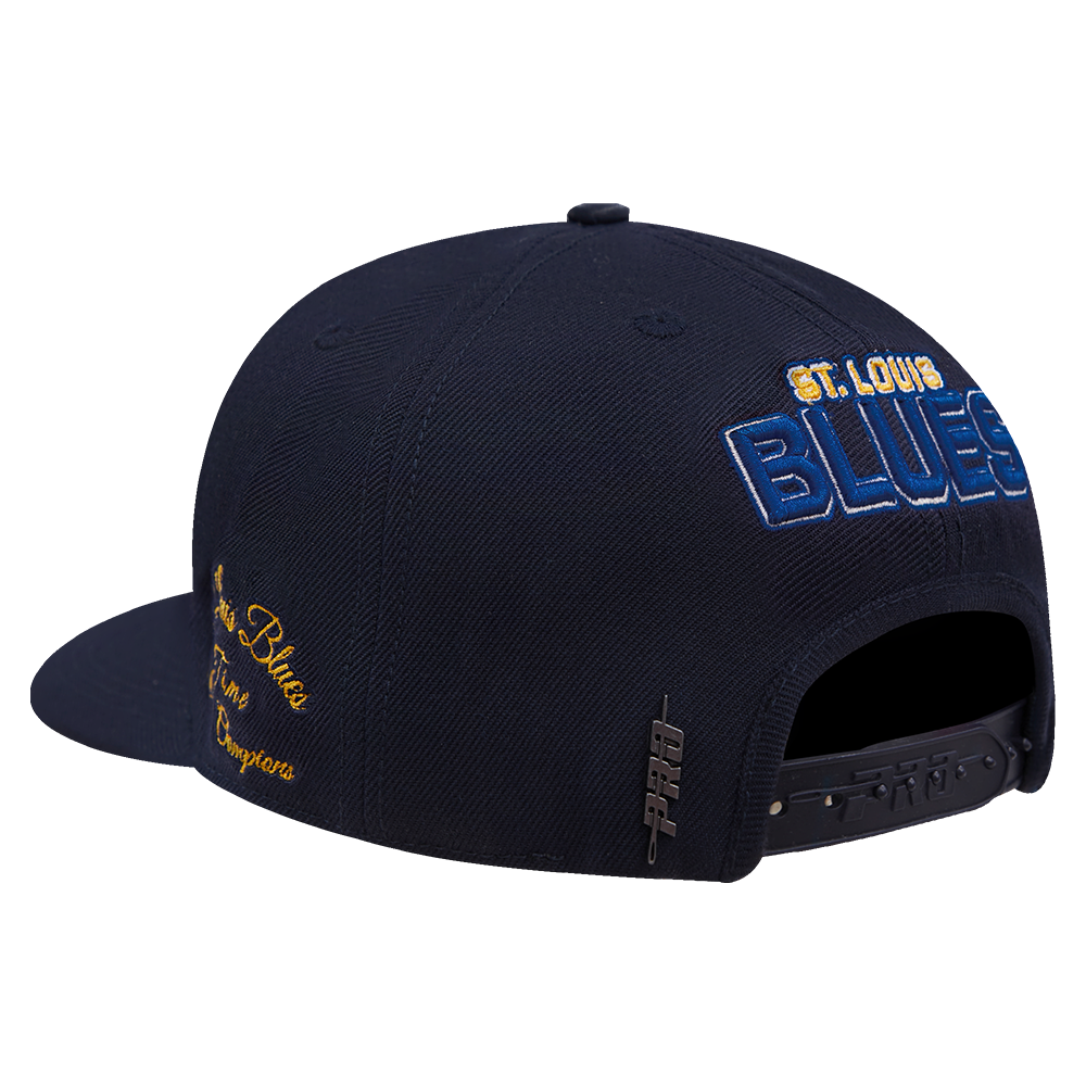 St. Louis Blues HYBRID SNAPBACK HAT (MIDNIGHT NAVY)