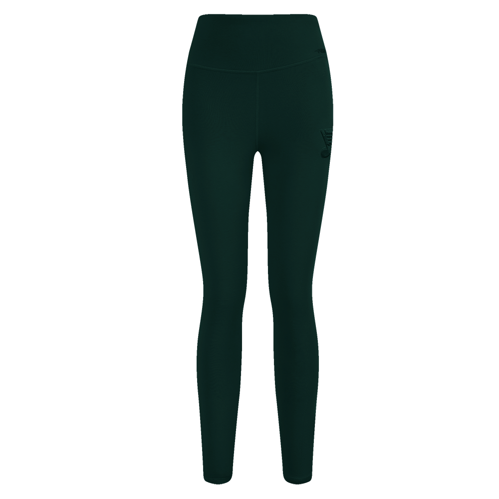 NHL ST. LOUIS BLUES NEUTRAL HIGH WAIST JERSEY LEGGING (FOREST GREEN)