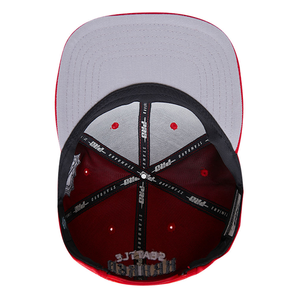 CAROLINA HURRICANES CLASSIC LOGO WOOL SNAPBACK HAT (WHITE/RED) – Pro  Standard