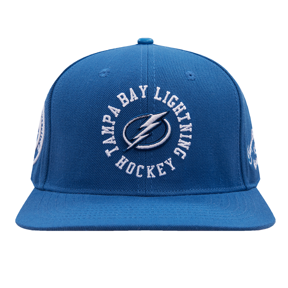 Tampa Bay Lightning HYBRID SNAPBACK HAT (DODGER BLUE)
