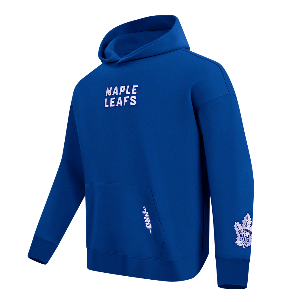 NHL TORONTO MAPLE LEAFS WINGSPAN MEN'S DROP SHOULDER FLC PO HOODIE (DODGER BLUE)