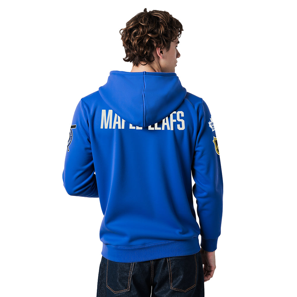 NHL TORONTO MAPLE LEAFS MODERN ORIGINALS MEN'S FLC PO HOODIE (DODGER BLUE)