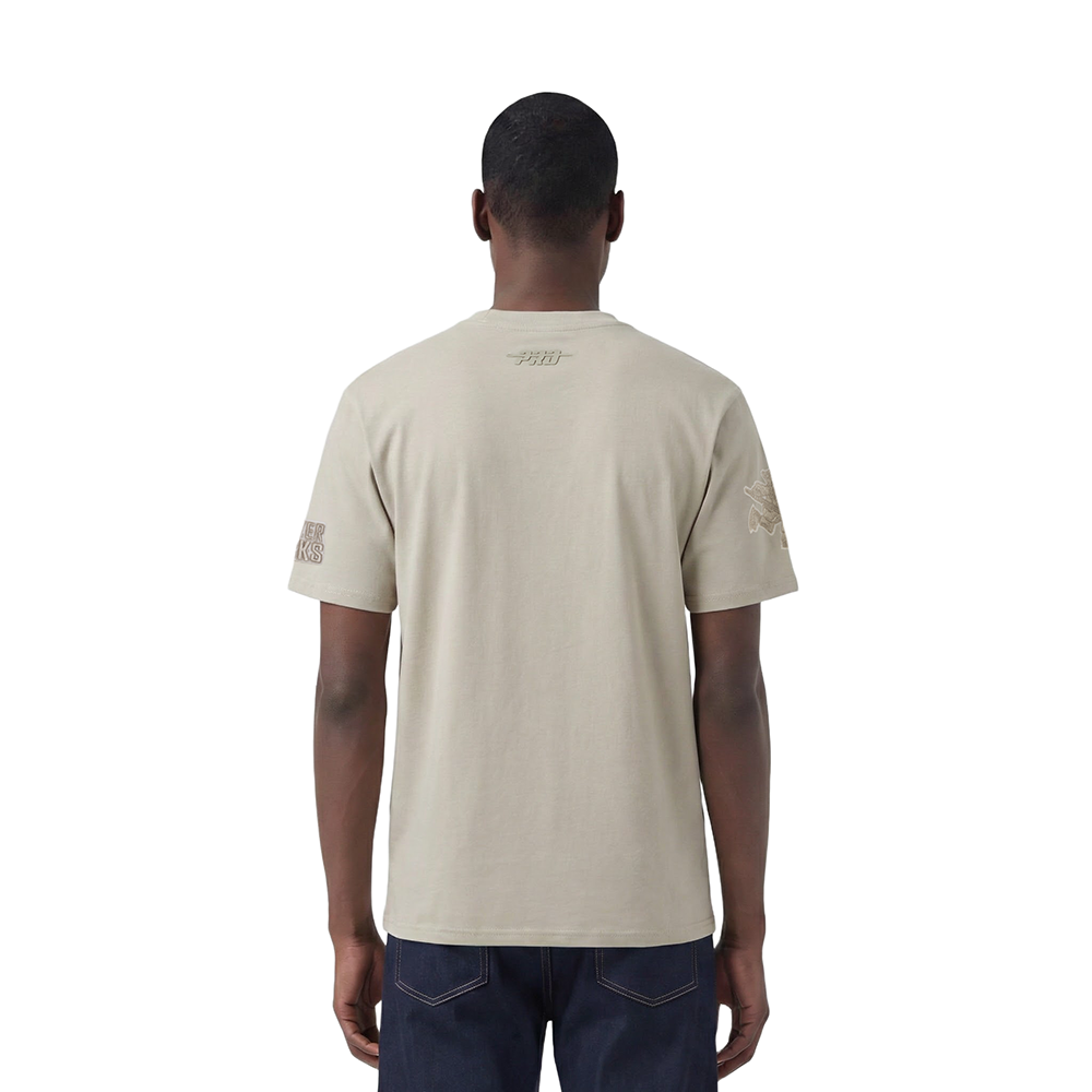 NHL VANCOUVER CANUCKS NEUTRAL MEN'S CJ DROP SHOULDER TEE (TAUPE)