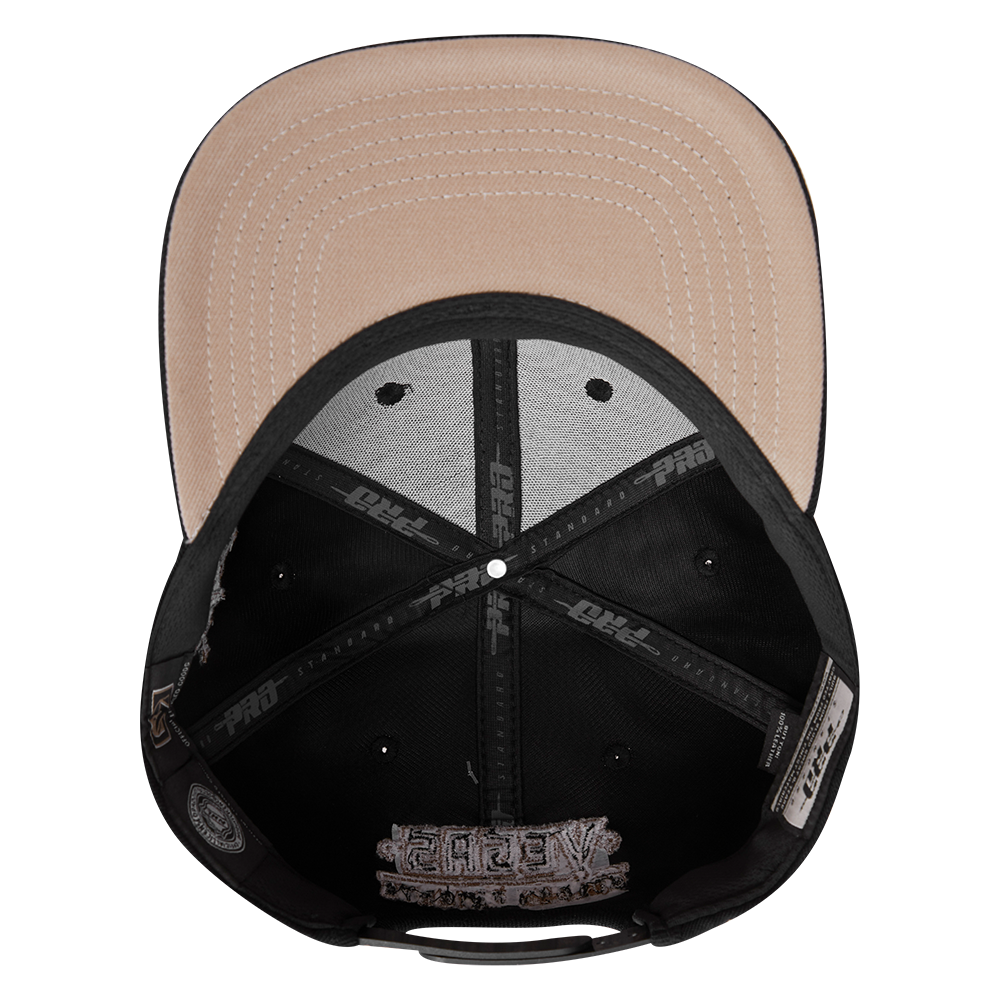 Vegas Golden Knights HYBRID SNAPBACK HAT (BLACK) – Pro Standard