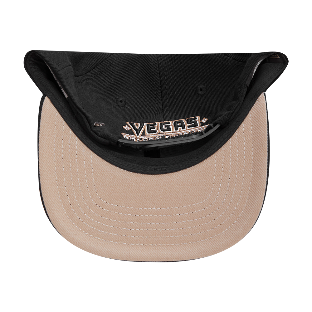 Vegas Golden Knights HYBRID SNAPBACK HAT (BLACK) – Pro Standard