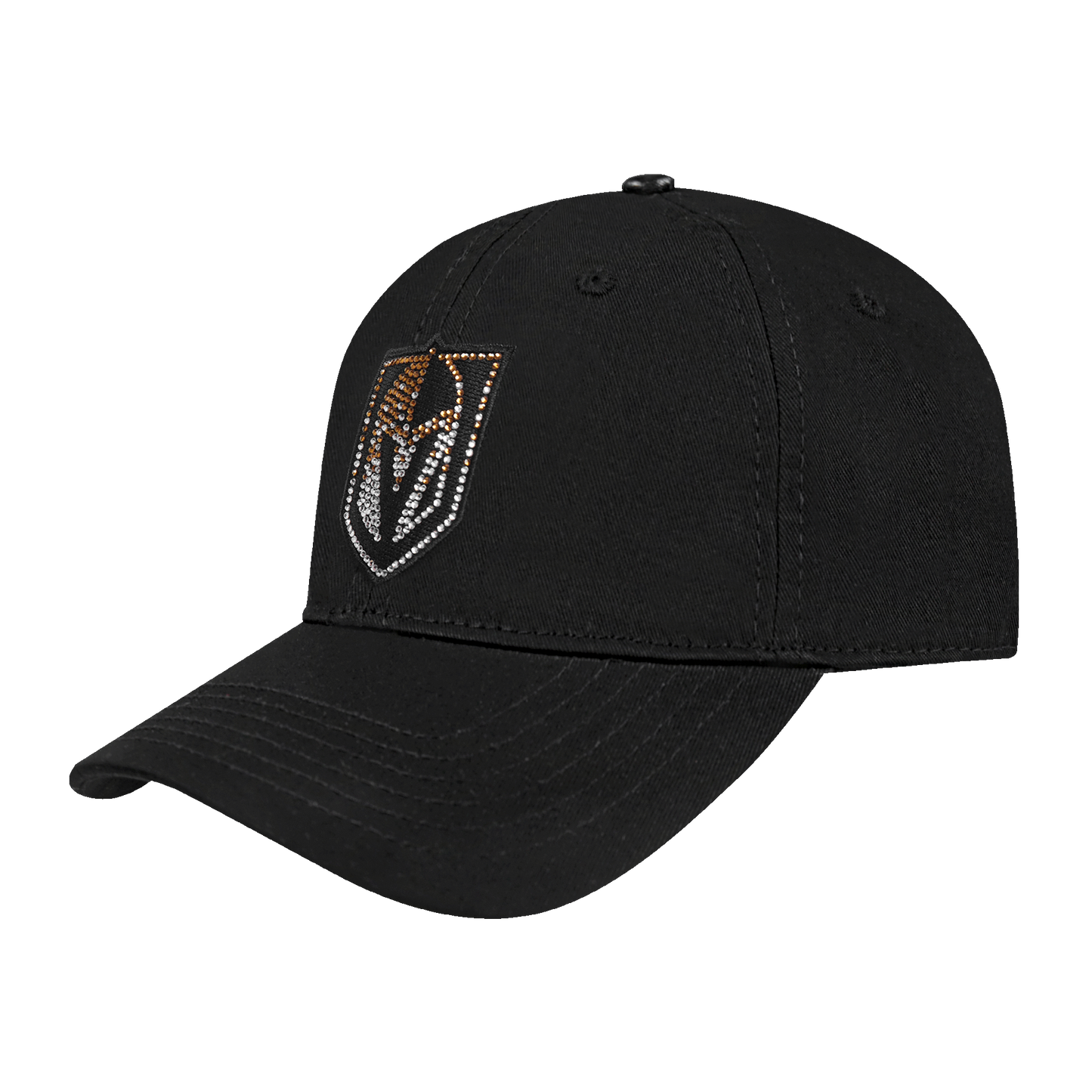 NHL VEGAS GOLDEN KNIGHTS JEWELS WOMEN'S DAD HAT (BLACK)