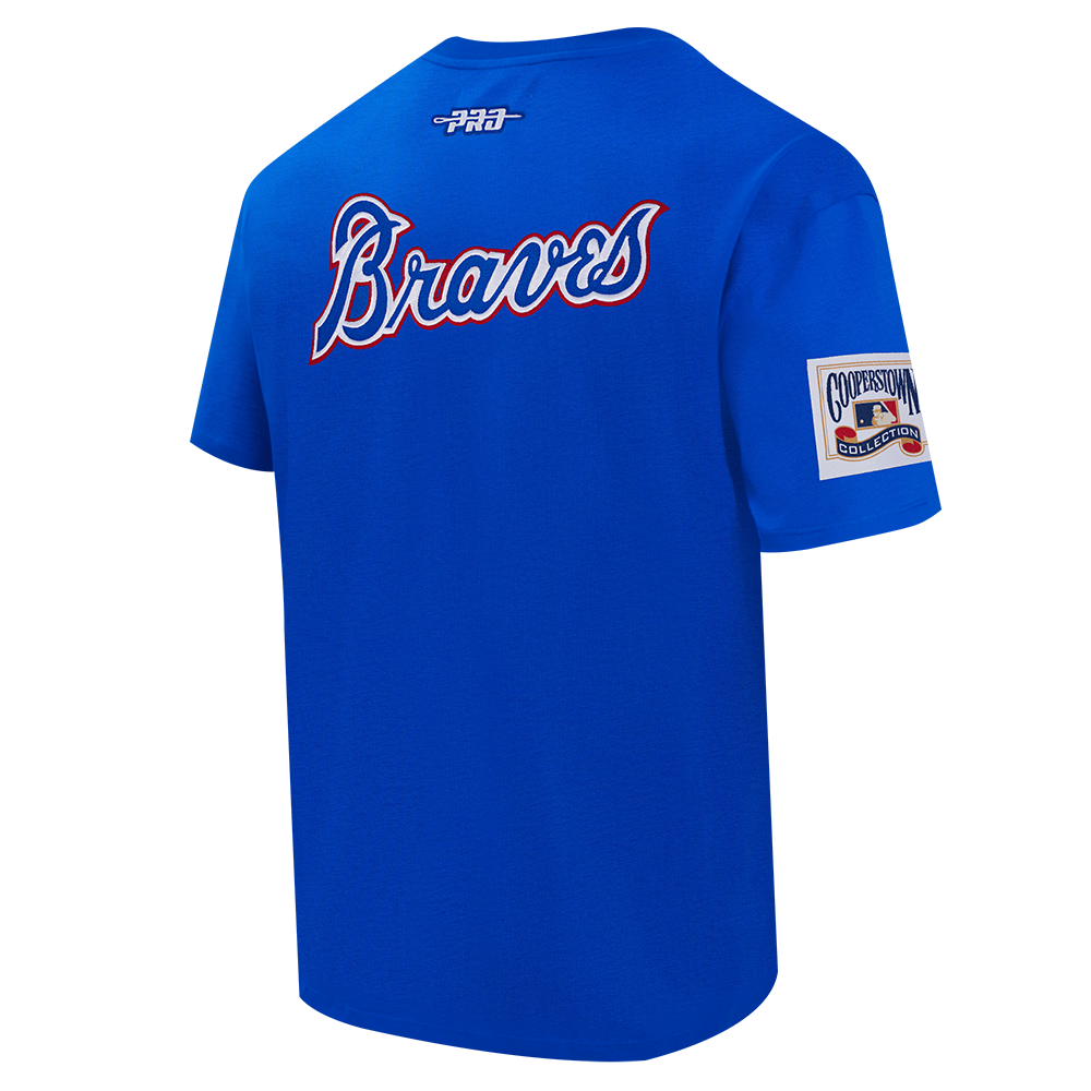 MLB ATLANTA BRAVES BEST OF MEN'S CJ DROP SHOULDER TEE (ROYAL BLUE)