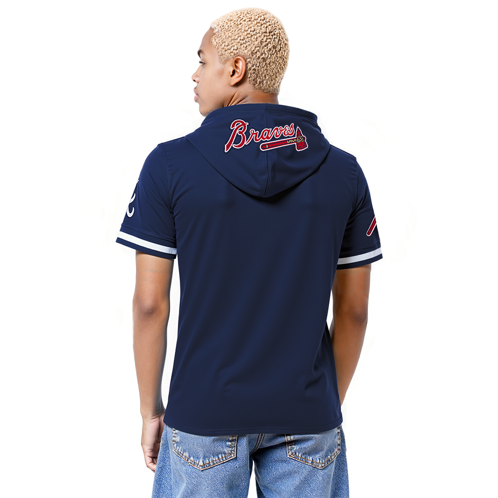 MLB ATLANTA BRAVES SPENCER STRIDER #99 CLASSIC PLAYER NAME AND NUMBER MEN'S TOP (MIDNIGHT NAVY)
