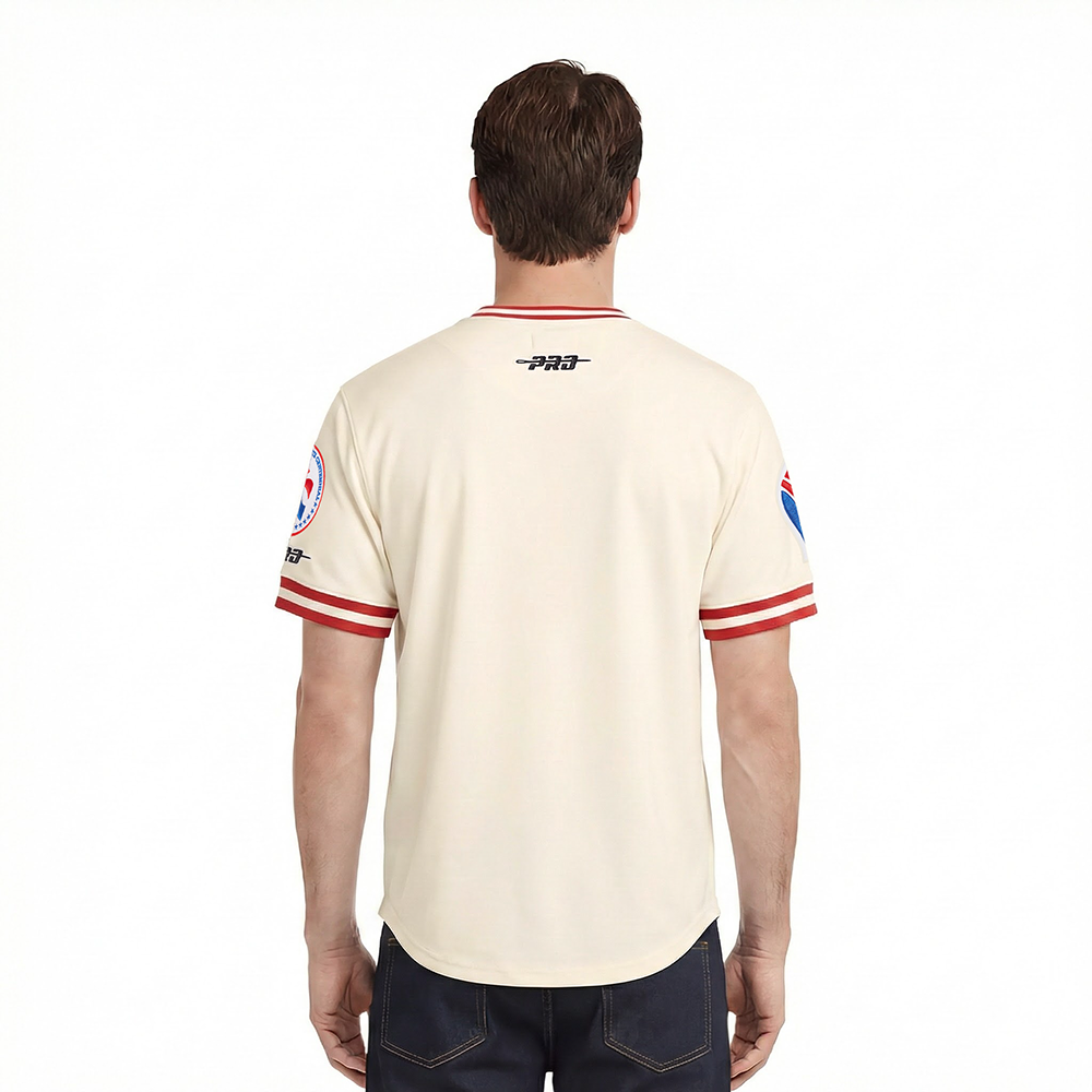 MLB ATLANTA BRAVES RETRO CLASSICS MEN'S DK TOP (EGGSHELL/ RED)