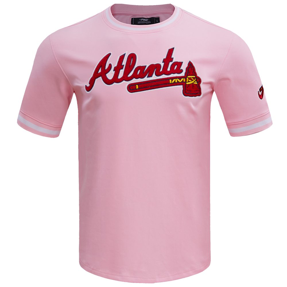 Men's Pro Standard White Atlanta Braves Team Logo T-Shirt, Size: XL