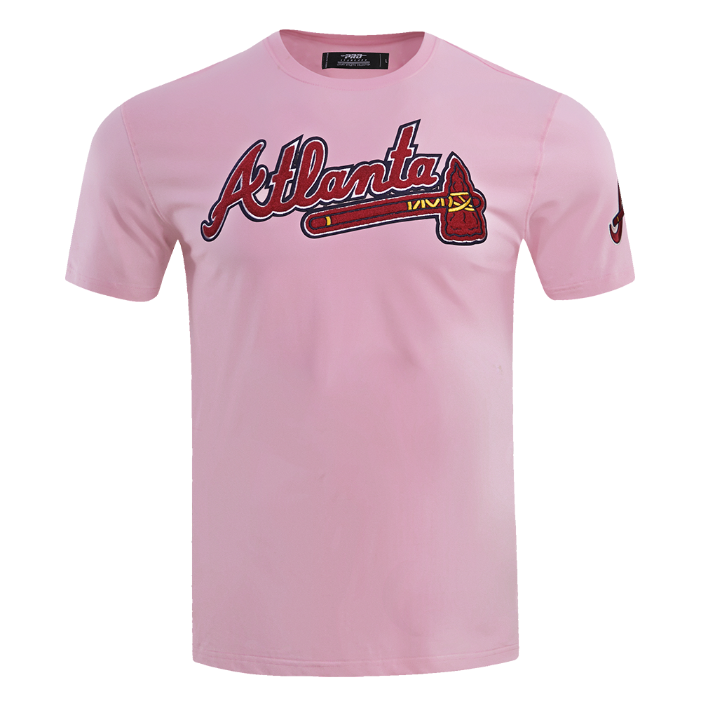 Pink shop braves shirt