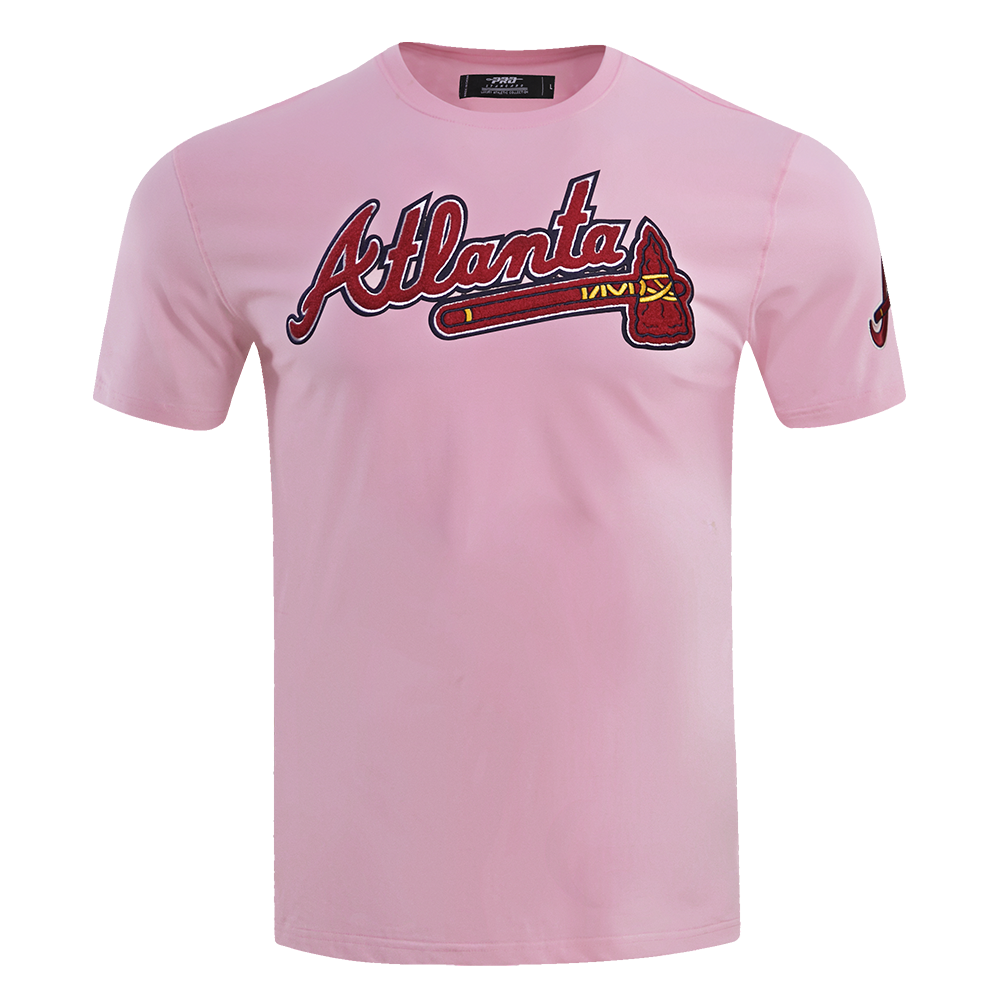 Men's Atlanta Braves Pro Standard Pink Logo Club Shorts