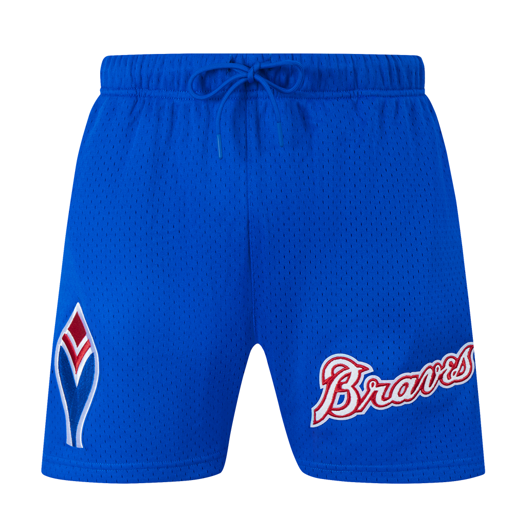 MLB ATLANTA BRAVES SOUVENIR MEN'S MESH SHORT (ROYAL BLUE)