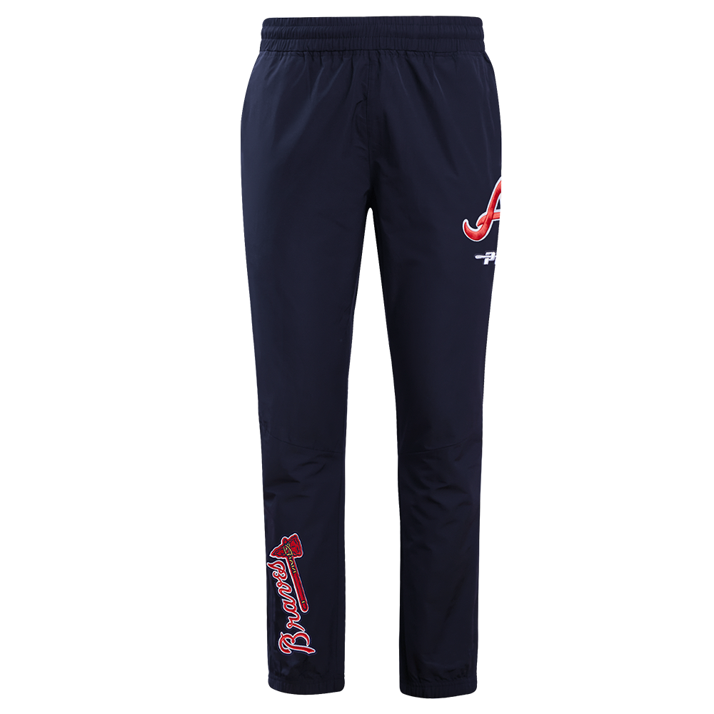 MLB ATLANTA BRAVES CLASSIC WIND SUIT MEN'S WOVEN PANT (MIDNIGHT NAVY)