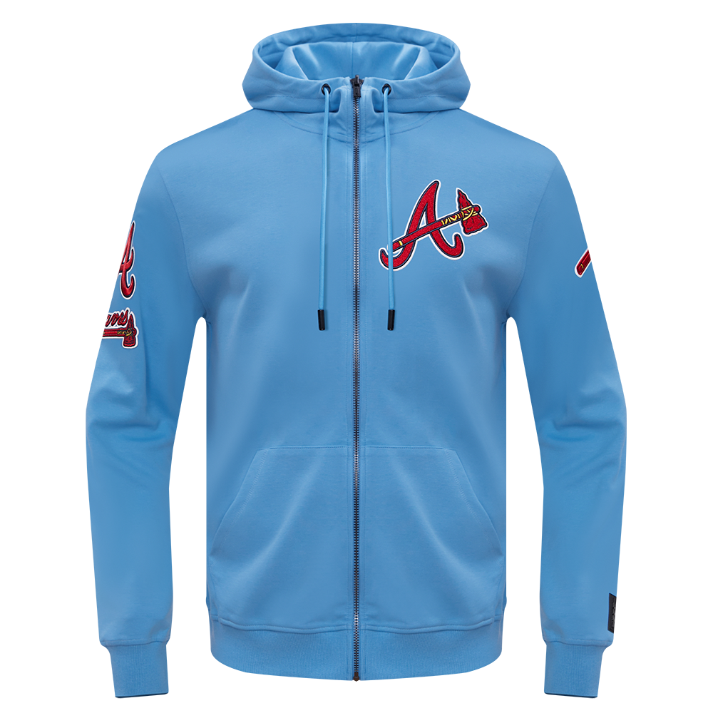 Atlanta Braves Nike Youth Authentic Collection Performance Pullover Hoodie  - Navy