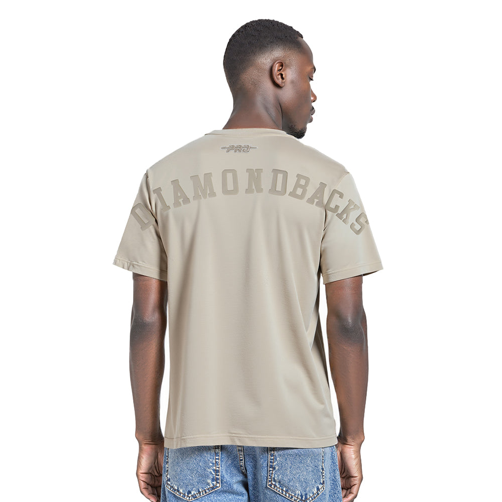 MLB ARIZONA DIAMONDBACKS WINGSPAN MEN'S CJ DROP SHOULDER TEE (TAUPE)