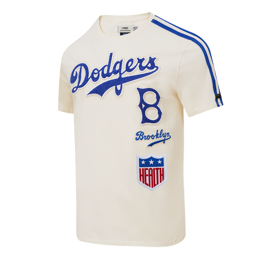 MLB BROOKLYN DODGERS RETRO CLASSIC MEN S STRIPED TOP EGGSHELL ROYAL Pro Standard