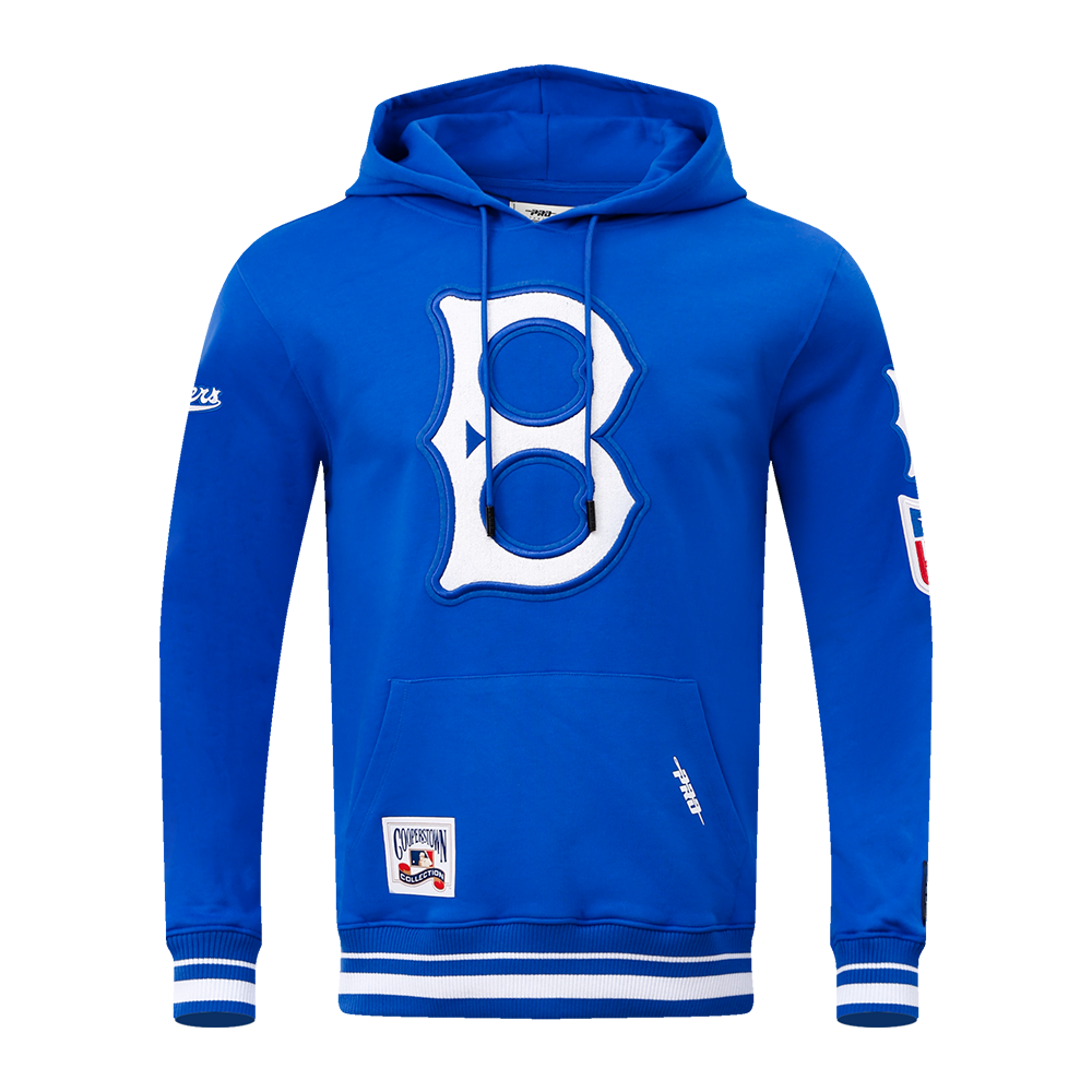 MLB BROOKLYN DODGERS RETRO CLASSIC MEN S PO HOODIE ROYAL BLUE Pro Standard