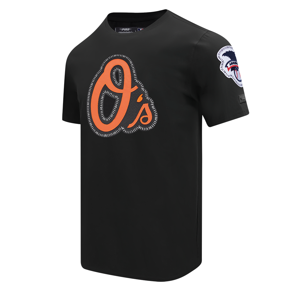 MLB BALTIMORE ORIOLES DIY PICK STITCH MEN'S SINGLE JERSEY TOP (BLACK)