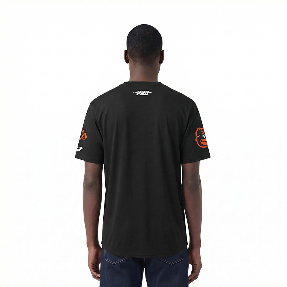 MLB BALTIMORE ORIOLES CLASSIC CHENILLE MEN'S S/S TEE (BLACK)