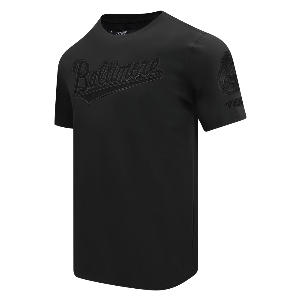 MLB BALTIMORE ORIOLES TRIPLE BLACK MEN'S TOP (TRIPLE BLACK)