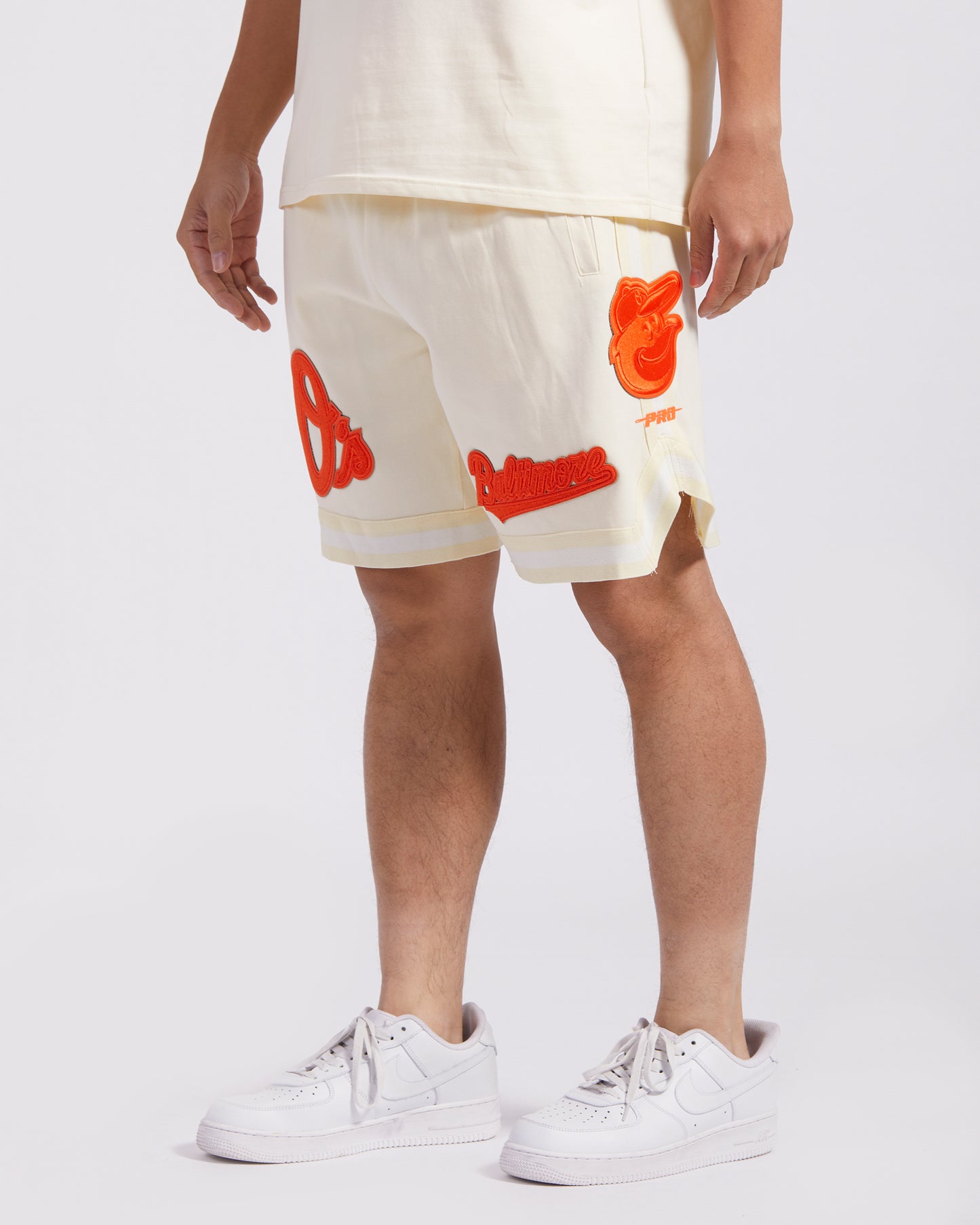 MLB BALTIMORE ORIOLES TRIPLE TONAL DK SHORT (EGGSHELL)