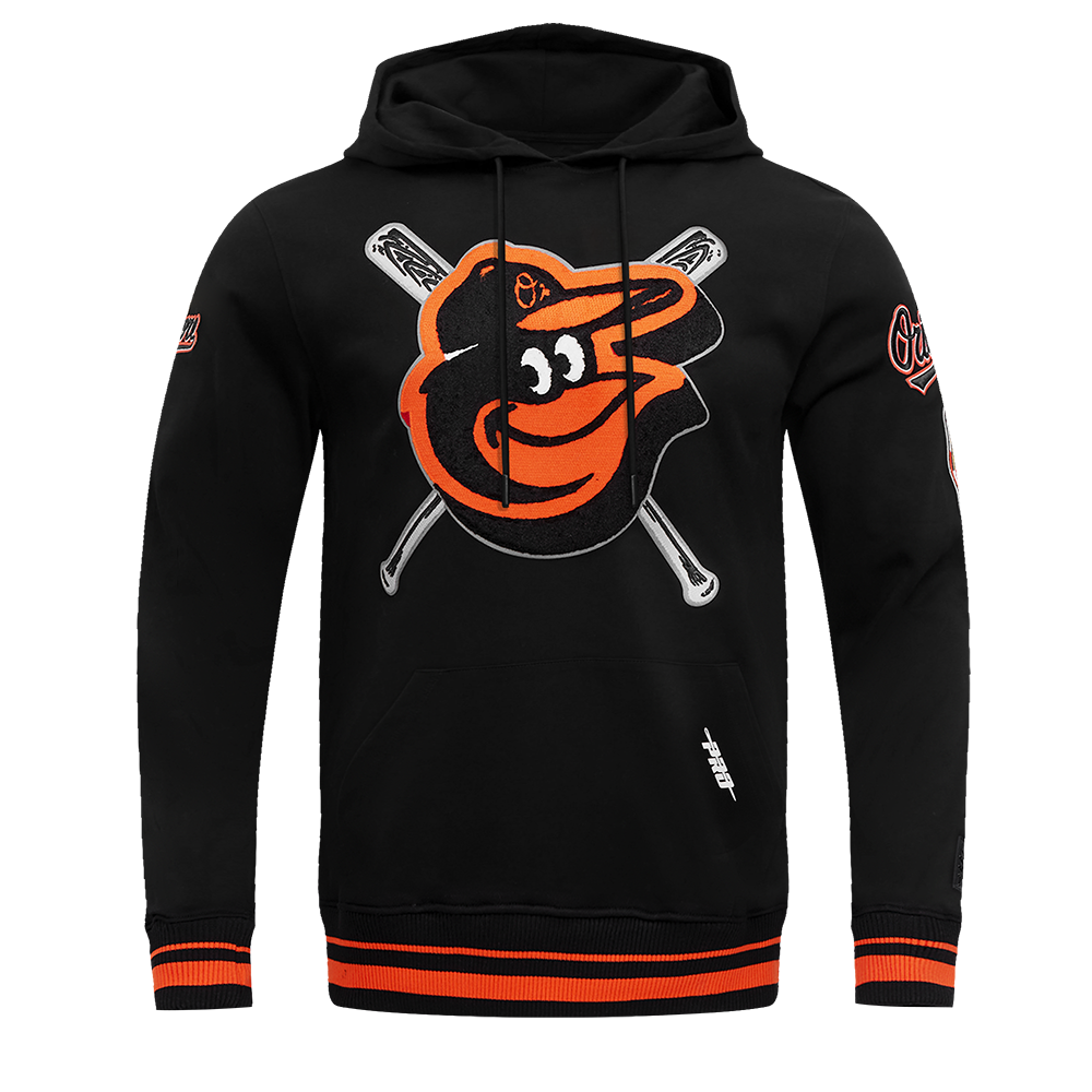 MLB BALTIMORE ORIOLES MASHUP MEN'S RIB PO HOODIE (BLACK/ORANGE) – Pro ...