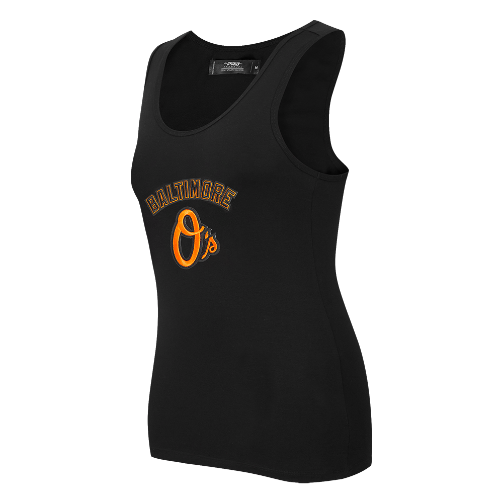 MLB BALTIMORE ORIOLES CLASSIC WOMEN'S RACERBACK (BLACK)