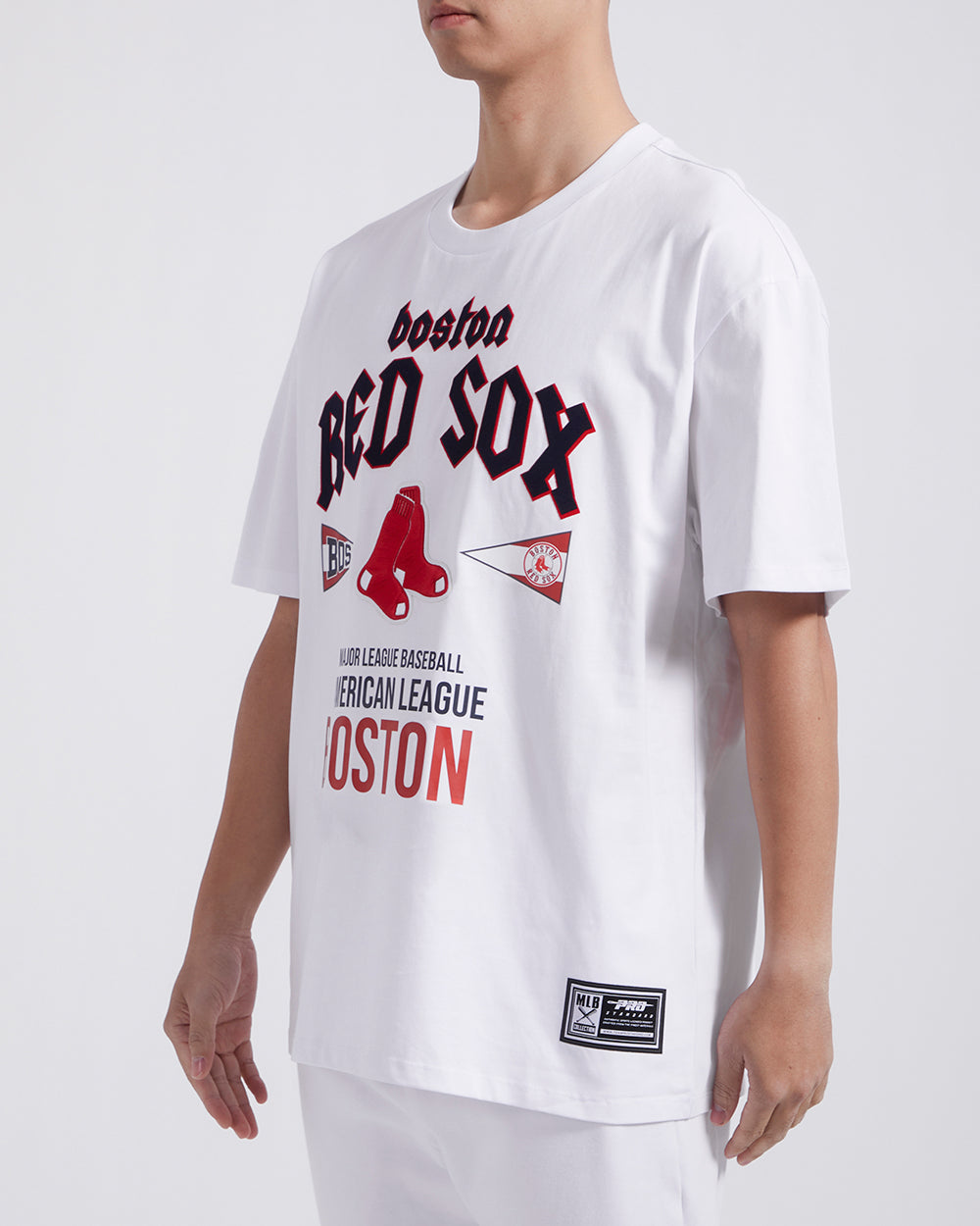 MLB BOSTON RED SOX CITY TOUR CJ DROP SHOULDER TEE (WHITE)