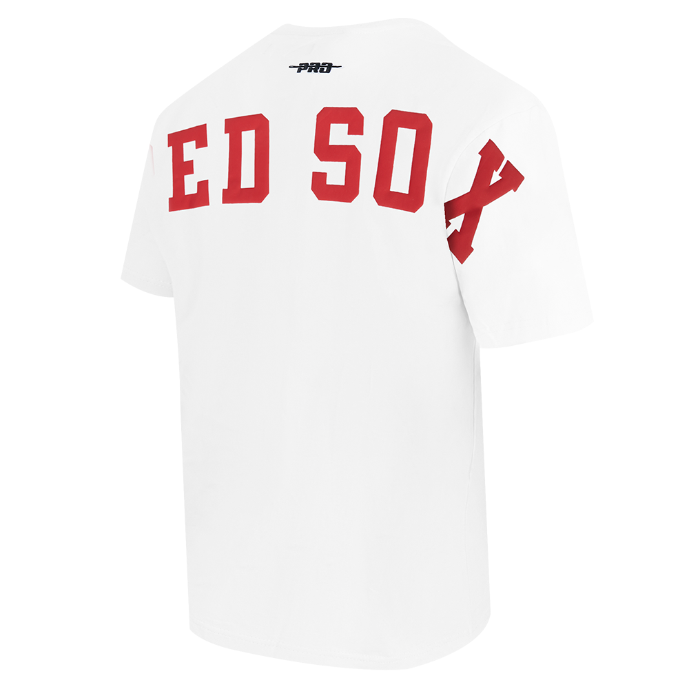 MLB BOSTON RED SOX WINGSPAN MEN'S CJ DROP SHOULDER TEE (WHITE)
