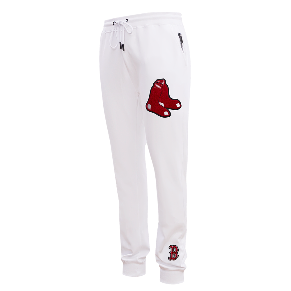 MLB BOSTON RED SOX CLASSIC CHENILLE MEN S JOGGER WHITE