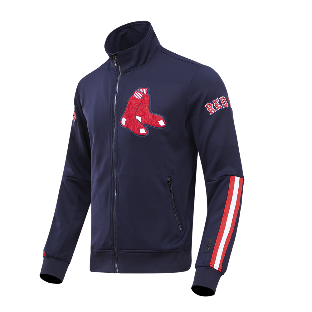 MLB BOSTON RED SOX CLASSIC TRACK MEN'S TRACK JACKET (MIDNIGHT NAVY)