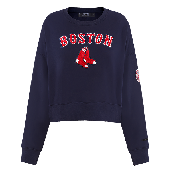 BOSTON RED SOX CLASSIC FLC CREWNECK (WHITE) – Pro Standard