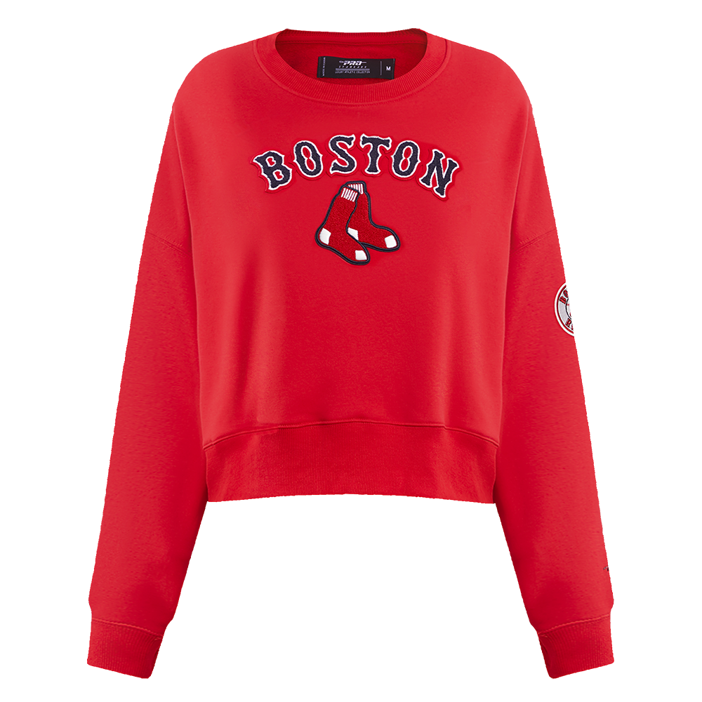 Pro Standard Mens MLB Boston Red Sox Retro Classic Sj Striped Crew Neck T-Shirt LBR135323-MDR Midnight Navy/Red XL